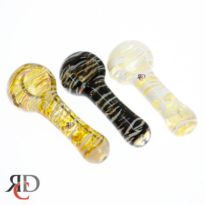 GLASS PIPE ZEM STONE PATTERN GP4089 1CT GLASS PIPE ZEM STONE PATTERN GP4089 1CT